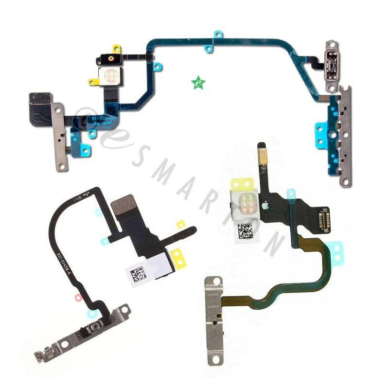 iPhone X/XS/XR/XS Max Volume Button Power Button Ribbon Control Flex Cable - Image 1 of 1
