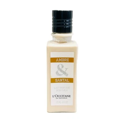 L ‘Occitane En Provence Ambre & Santal Body Milk Lotion 6 Oz, 175ml Discontinued - image 1 of 3