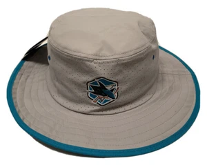 Zephyr NHL San Jose Sharks "Bucket" Wide Brim Bucket Hat BRAND NEW WITH TAGS - Picture 1 of 8