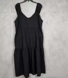 Abito donna Old Navy a strati maxi cravatta smocked schiena taglie forti 2XL vestibilità ampia cottage - Foto 1 di 14