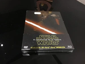 STAR WARS EL DESPERTAR DE LA FUERZA EDICION METALICA 3 DISCOS DVD + BLU RAY - Imagen 1 de 1