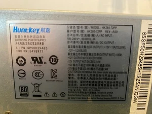 Lenovo S500 180W HuntKey Power Supply Unit 54Y8971 HK280-72PP - Picture 1 of 3