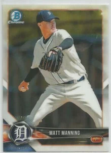 Matt Manning Detroit Tigers 2018 Bowman Draft  - Picture 1 of 3