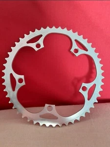 New Miche Primato Chainring 50t 51t 53t Pista 1/8" 135BCD Track Fixed Silver - Picture 1 of 2