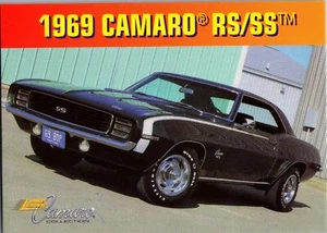 Johnny Lightning Camaro Collection 1969 Camaro RS/SS Trading Card - Picture 1 of 1