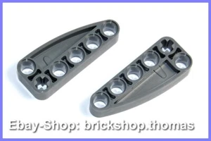 Lego 2 x Technic Verbinder 2x5 - 80286 Liftarm Thick Dark Bluish Gray NEU / NEW - Bild 1 von 1