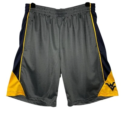 Colosseum West Virginia Mountaineers Team Turnover Shorts Medium Gray Blue WVU - Image 1 of 4