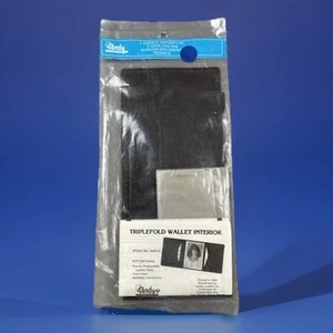 Vintage Tandy Leather Triplefold Wallet Interior Kit - 4046-03 Sealed NEW - Picture 1 of 10