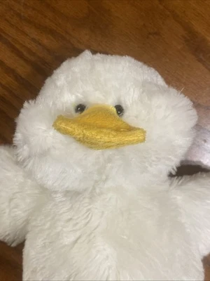 Retired GANZ Webkinz White Duck Plush Stuffed Toy HM148 No Code 9” - Image 1 of 4