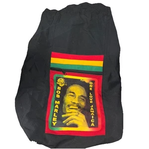 Bob Marley One Love Jamaica Black Bag 26” X16” S13 - Picture 1 of 3