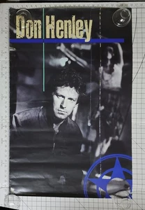 Poster 1985 Don Henley Solo Selten Original Vintage Geffen Records - Bild 1 von 9