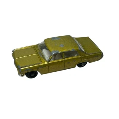 1960s VTG Lesney Matchbox Diecast 1-75 Gold Opel Diplomat Made In England No 36 - Image 1 of 4