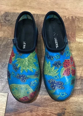Sloggers Gardening Clog Green Waterproof Womens Size 9 Slip On Moisture Wicking - Image 1 of 4