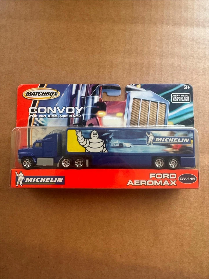 Matchbox Convoy Michelin Semi Tractor Trailer Ford Aeromax New D16 - Image 1 of 1