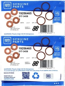 Genuine GM 19256465 217-3438 Fuel Injector Seal O-Ring Kit 2011–2016 LML Duramax - Picture 1 of 10