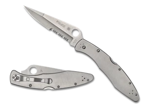 Spyderco Knives Police Lockback C07PS VG-10 Stainless Steel Pocket Knife - Picture 1 of 3