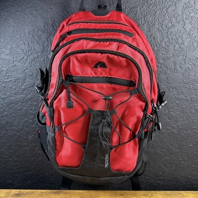 Mochila de Senderismo Ozark Trail Roja Negra OT-18706-50 Mochila Escolar de Viaje Mochila de Día Foto 1 de 4