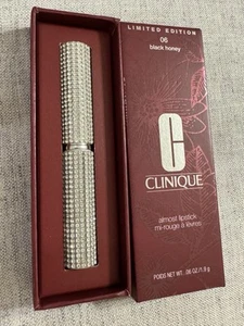 Clinique Rhinestone Crystal Almost Lipstick Black Honey Limited Edition Bling - Picture 1 of 4