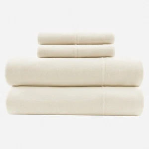 Sheet Set Cotton Jersey Knit Blend, Soft & Breathable Sheets All Season Cotto... - Picture 1 of 8