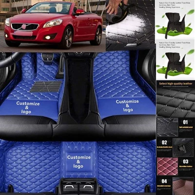 For Volvo C70 Car Floor Mats Luxury Waterproof Carpets Liners Interior Auto - Image 1 of 4