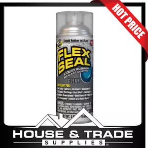 FLEX SEAL Mini Clear Liquid Rubber Spray 57g FSEALMIC - Picture 1 of 5