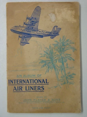 International Airliners, John Player & Son 1936 Cigarette Card Album: Potez, DC2 - Image 1 of 4