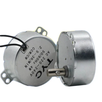 Micro Synchromotor AC 220V 4W Mini Dauermagnet Getriebemotor 2.5-30RPM 49KTYZ - Bild 1 von 4