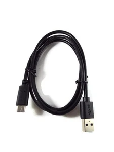USB C to USB A Black Premium Charging Data Cable 3Ft 1M 56k Ohm USA SELLER - Picture 1 of 6