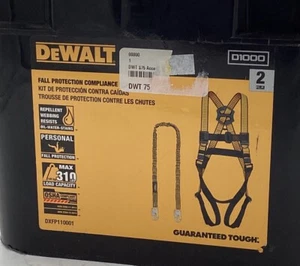 Fall protection compliance kit D1000 harness 5 Point Adjustment Pass-Thru Chest - Picture 1 of 4