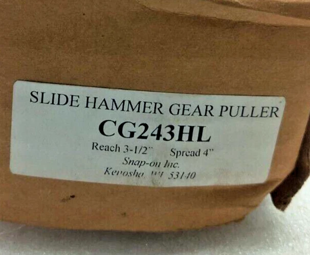 Snap-on CG234HL Slide Hammer Gear Puller NOV 9001067 - Image 1 of 4