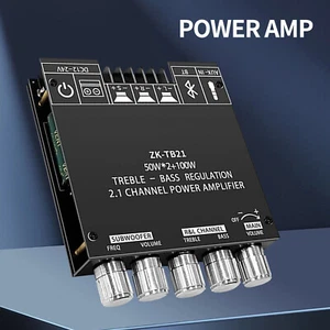ZK-TB21 Amplificateur stéréo - SSF V2 - 2 x 50W + 100W - Imagen 1 de 5