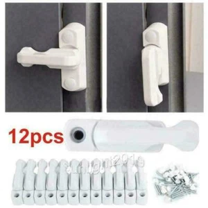 12Pcs Fensterschloss Fenstersicherung Türschloss Tür Fenster Einbruchschutz Neu - Bild 1 von 8