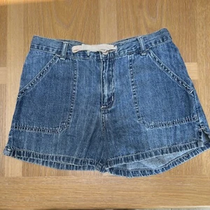 OLD NAVY GIRLS JEANS Denim SHORTS SIZE 12 Drawstring Cargo Pocket Comfy Soft - Picture 1 of 8