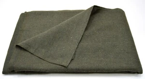 Army Surplus 75% Wool Blanket Military NEW Bedding Large Double Olive Green Warm - Picture 1 of 9