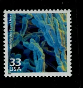 STATI UNITI SCOTT# 3186b MNH MEDICINA/ANTIBIOTICI (SALVARE VITE) TOPICO - Foto 1 di 1