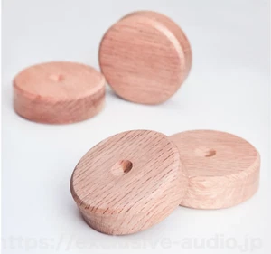 Yamamoto Sound Craft PB-24 Eiche Holz Spike Base Pad Füße große Größe weiblicher Typ - Bild 1 von 4