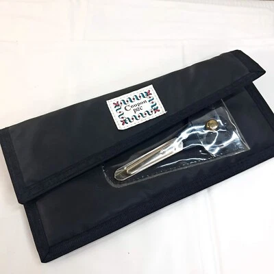 Paquete organizador de cupones Pac bolsa clutch con tijeras clasificador de nailon negro vintage Foto 1 de 4