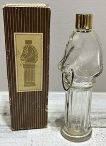 Jarra miniatura vintage Avon Pony Post picante para después del afeitado con caja, vacía - Imagen 1 de 6