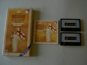 HANDEL Messiah Auger von Otter Chance Crook Tomlinson Pinnock 2-cassette box set - Picture 1 of 6