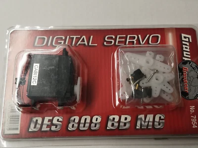 DES-808 Graupner Servo digital 40x20mm Kugellager + Metallgetriebe No.7954 - Bild 1 von 3