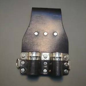 Bolsa de herramientas de cuero cinturón de doble rana con cordón de herramienta ancla - Imagen 1 de 4