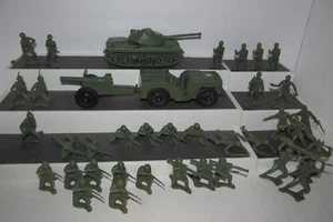 Vintage Timmee Toys Processed Plastic Vietnam Era 54mm U.S. Army Toy Soldiers - Picture 1 of 9