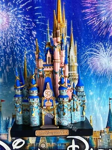 2022 Art of Disney World 50th Castle Statua Figura D23 Expo de Costa Alavezos - Imagen 1 de 6