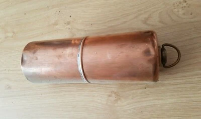 Bouillotte ancienne en cuivre - Photo 1/4