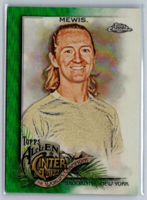 2022 Topps Allen & Ginter Chrome Green Refractor /99 Samantha Mewis Sam #233 - Image 1 of 2