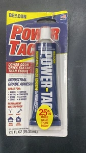 Beacon Power Tac Kleber klarer Kleber 2,5 flüssige Unzen 79,33 ml stark Industriequalität - Bild 1 von 2