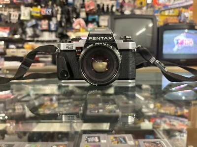 Vintage Pentax Program Plus With Lens SLR Film Camera with Carry Case FREE SHIPP - Image 1 of 4