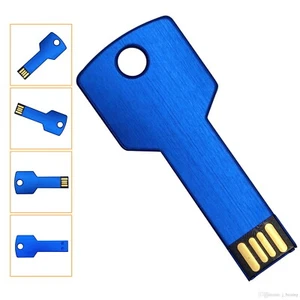 USB Germany KEY Blau USB Stick Blue Schlüssel USB Flash Drive 2.0 - Bild 1 von 6