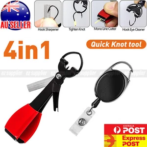 Fly Fishing Quick Knot Tying Tool Fast Hook Nail Knotter Line Cutter Set HOT - Picture 1 of 7