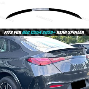 Rear Spoiler Wing Trail Fits for GLC C254 2023+ Glossy Black Trunk Lip - Picture 1 of 5